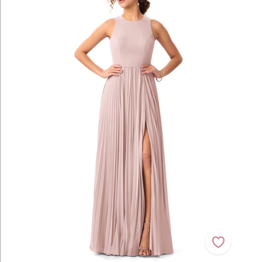 Azazie Lindie Dusty Rose Bridesmaids Dress